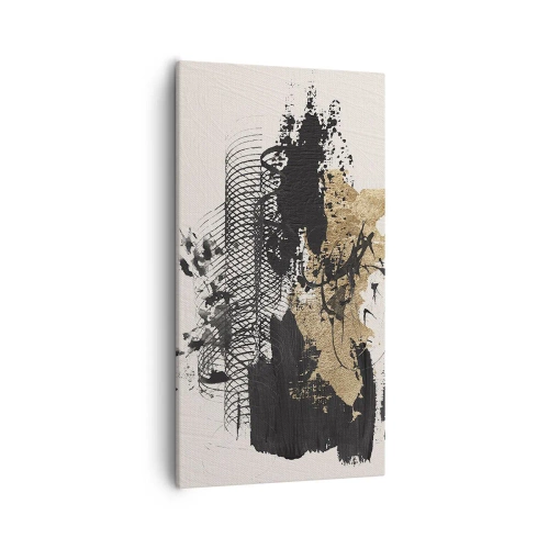Cuadro sobre lienzo - Impresión de Imagen - Composición con pasión - 55x100 cm