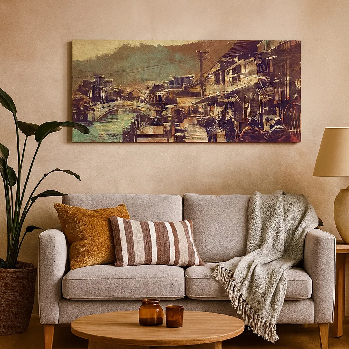 Cuadro sobre lienzo - Impresión de Imagen - La vida como riqueza de grises - 30x30 cm