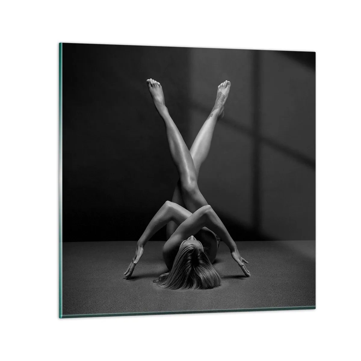Cuadro sobre vidrio - Impresiones sobre Vidrio - Geometría al desnudo - 40x40 cm