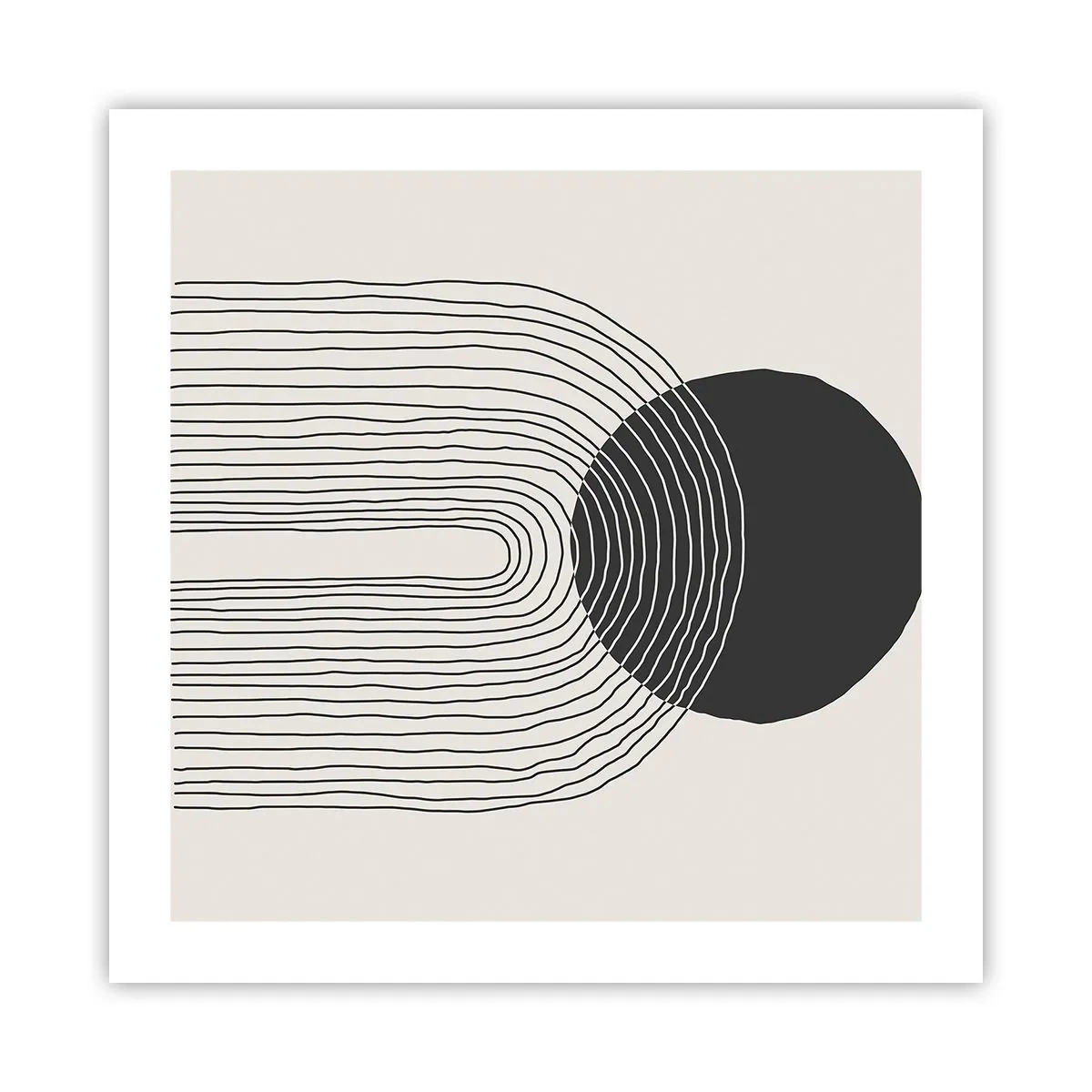 Póster - Temblor y certeza - 50x50 cm