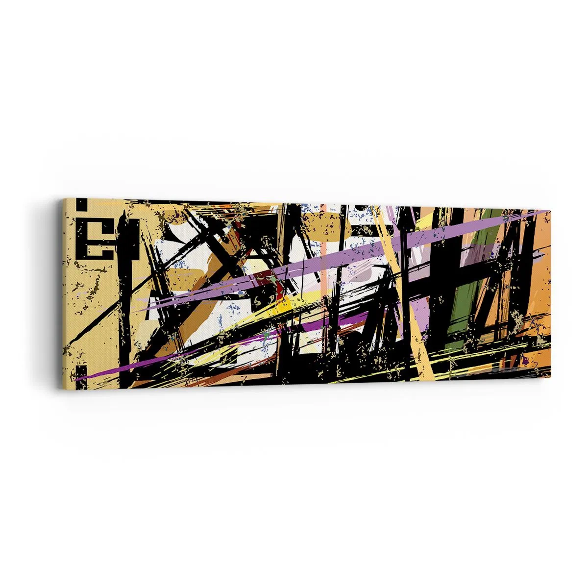 Cuadro sobre lienzo - Impresión de Imagen - Corte afilado - 90x30 cm