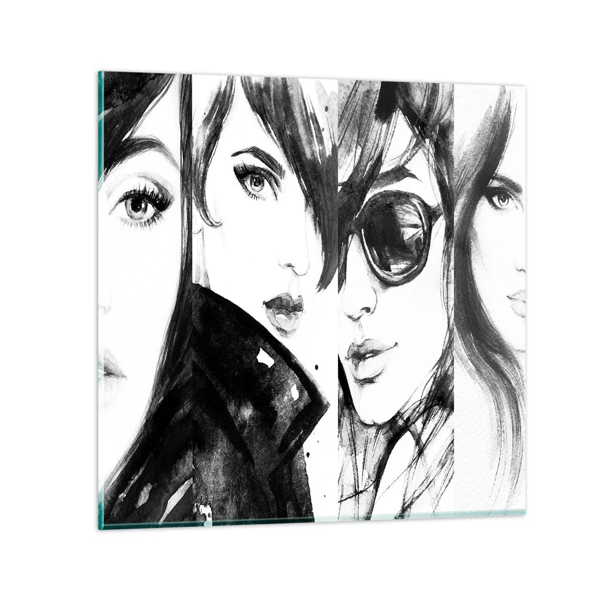 Cuadro sobre vidrio - Impresiones sobre Vidrio - La belleza multiplicada - 30x30 cm