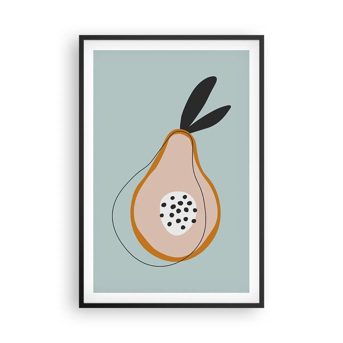 Póster en marco negro - El interior de la naturaleza - 61x91 cm