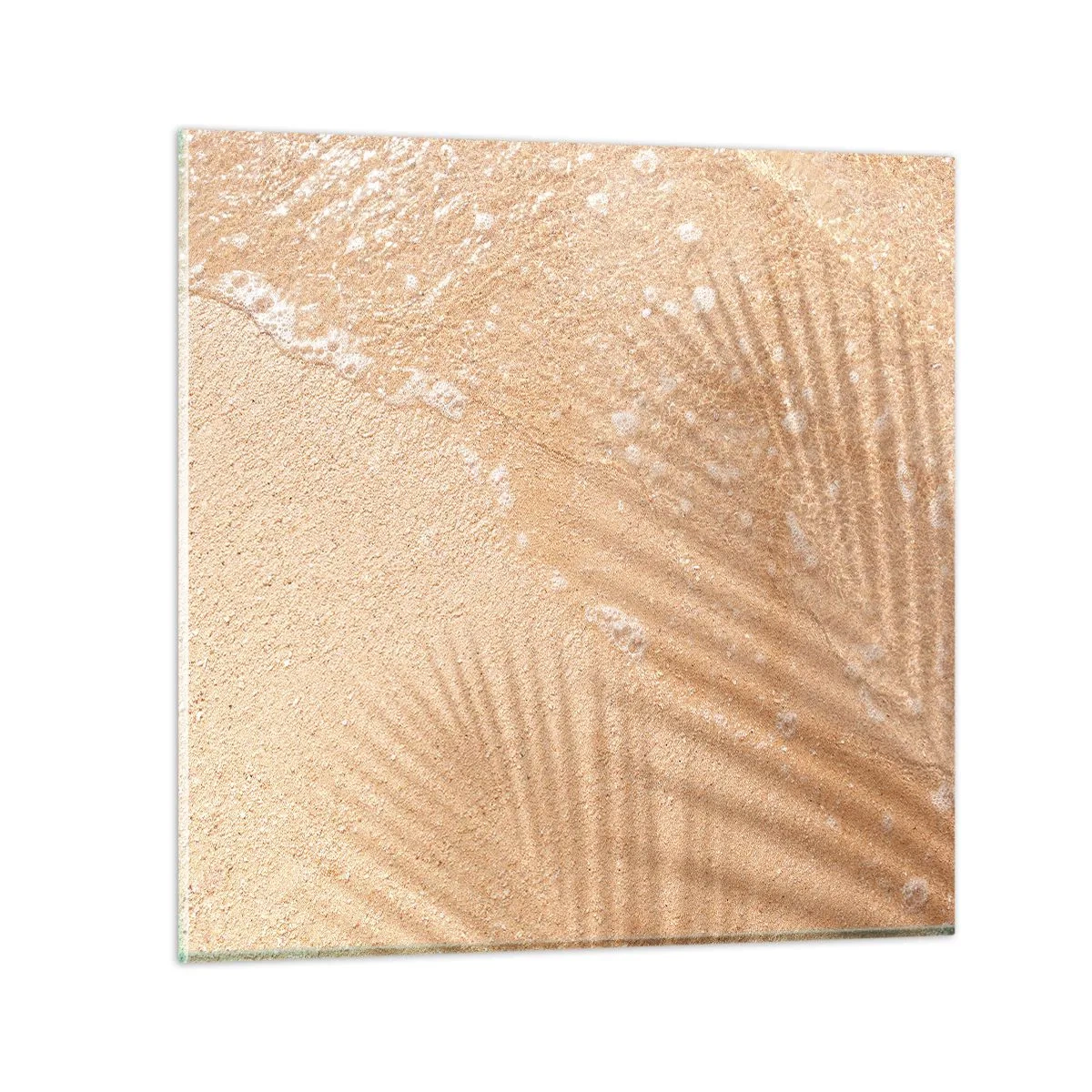 Cuadro sobre vidrio - Impresiones sobre Vidrio - La sombra de un verano caluroso - 70x70 cm