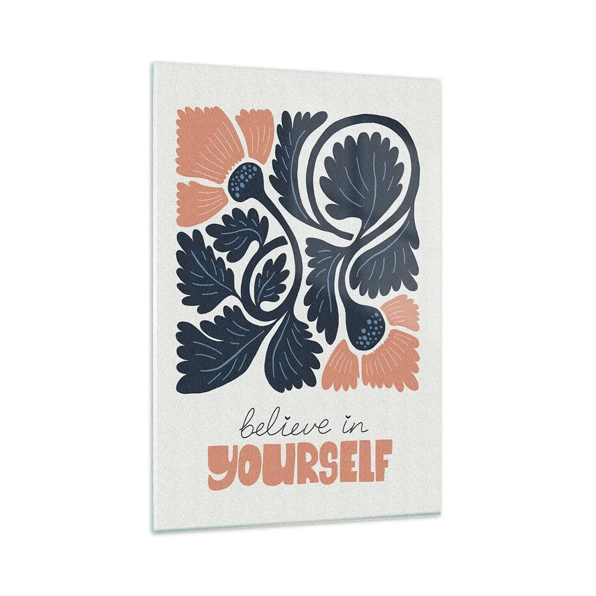 Cuadro sobre vidrio - Impresiones sobre Vidrio - Crece y florece - 80x120 cm