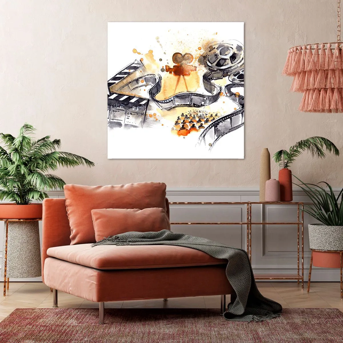 Cuadro sobre lienzo - Impresión de Imagen - En el país de los sueños - 70x70 cm