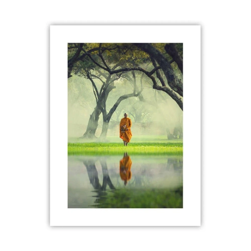 Póster - En el camino de la iluminación - 30x40 cm