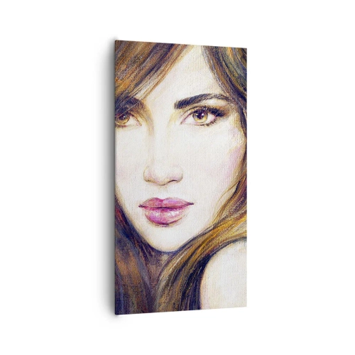 Cuadro sobre lienzo - Impresión de Imagen - Veo tus pensamientos - 65x120 cm