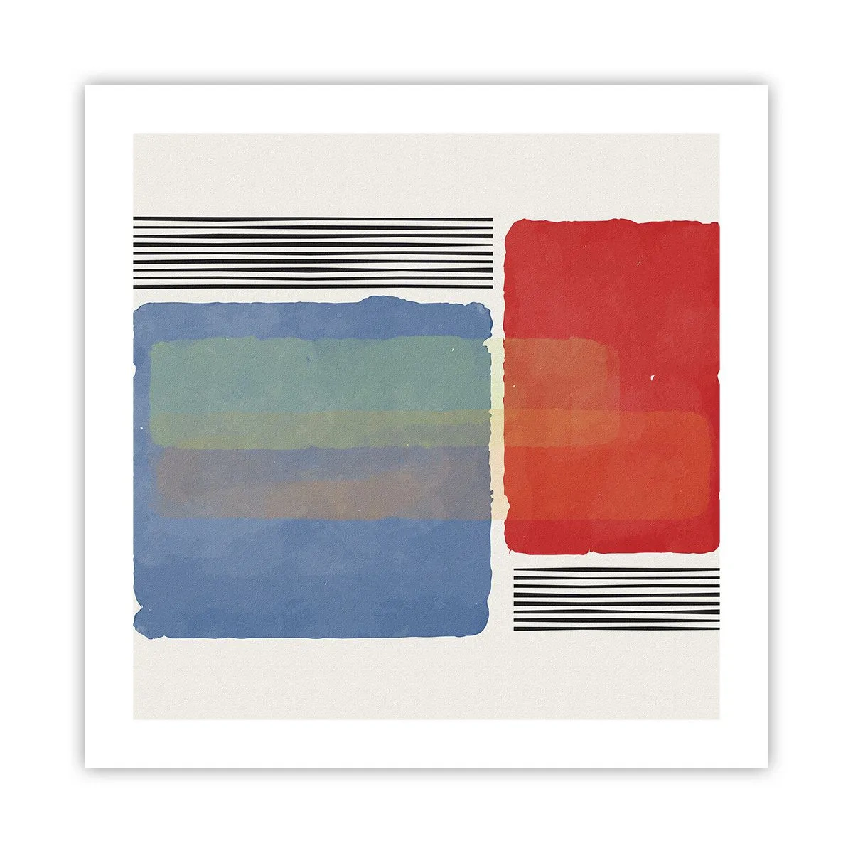 Póster - Espíritu y alma de la geometría - 50x50 cm