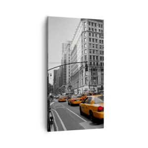 Cuadro sobre lienzo - Impresión de Imagen - Los soles de la gran ciudad - 55x100 cm