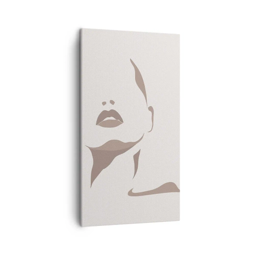 Cuadro sobre lienzo - Impresión de Imagen - Creación a partir de la luz y la sombra - 45x80 cm