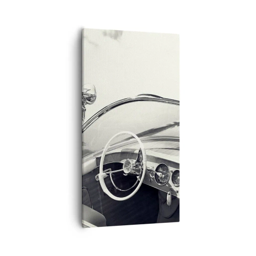 Cuadro sobre lienzo - Impresión de Imagen - Tiempo para los ricos - 55x100 cm