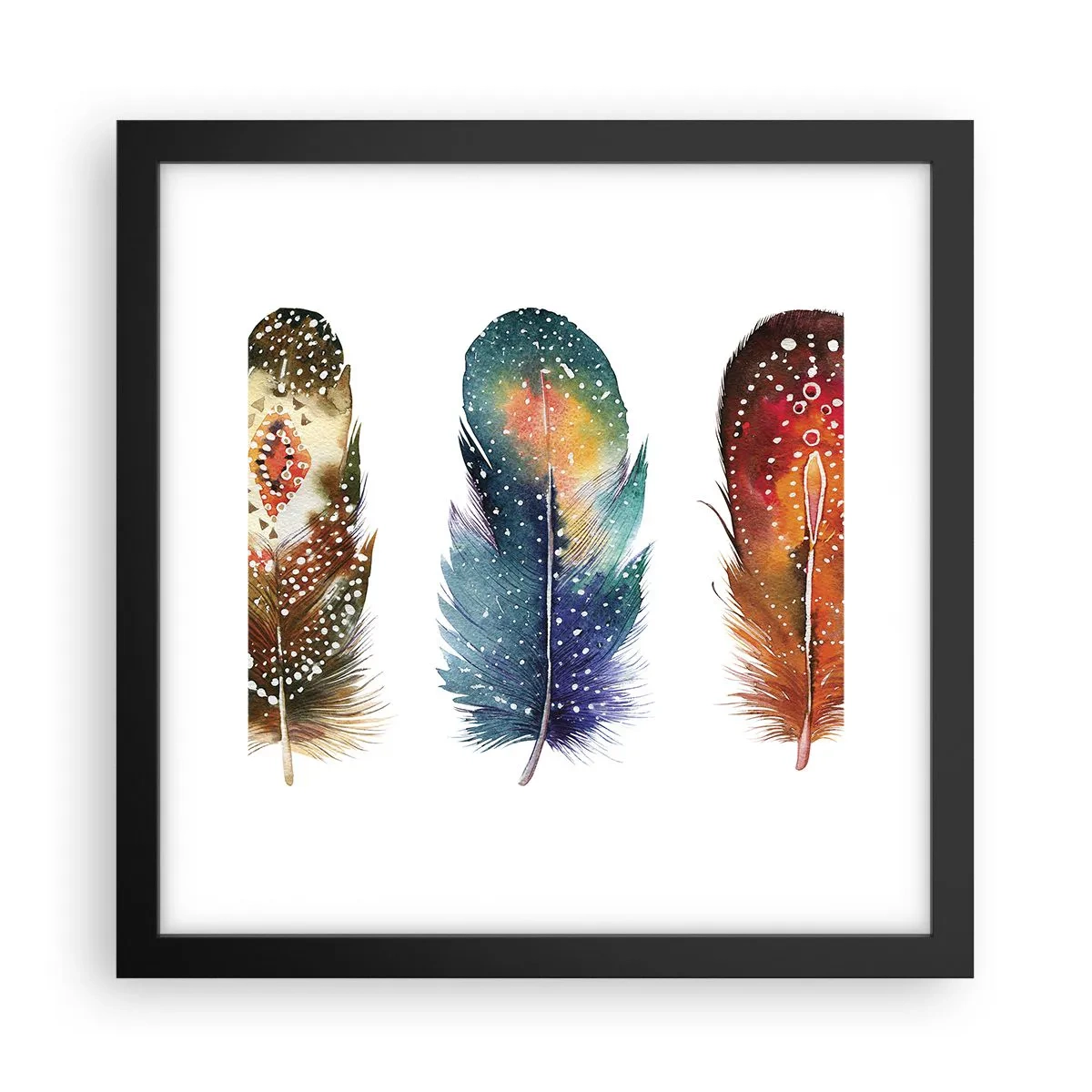 Póster en marco negro - Rituales, ceremonias, secretos - 30x30 cm