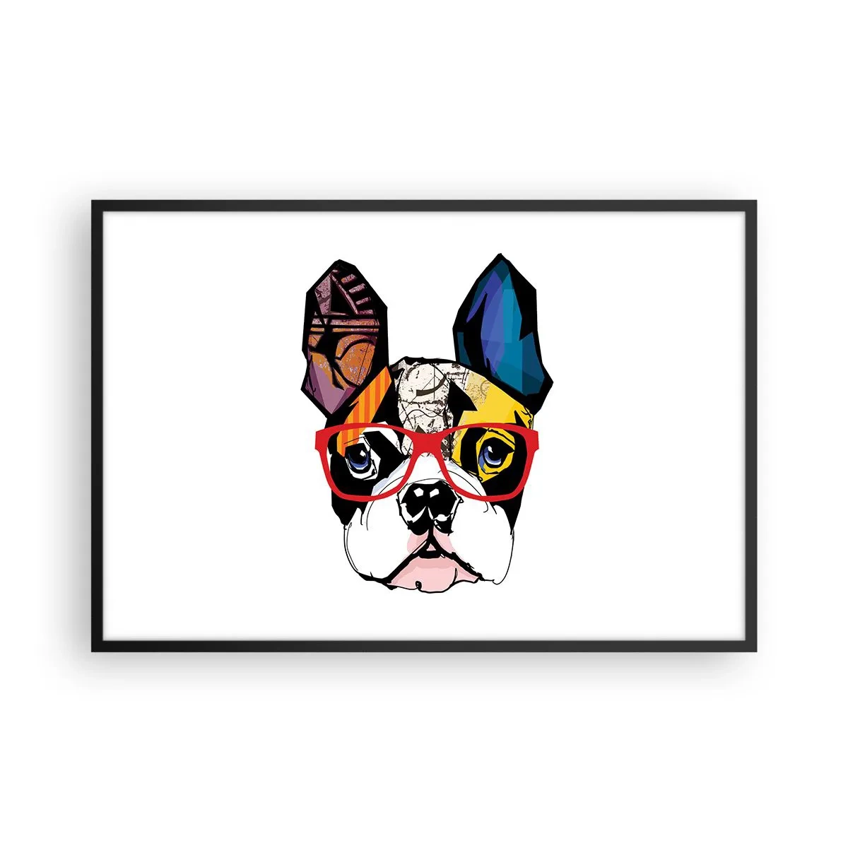 Póster en marco negro - El intelectual - 91x61 cm