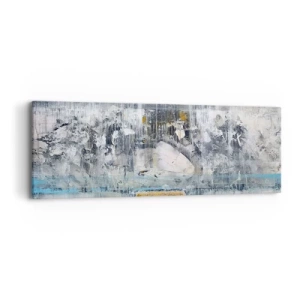 Cuadro sobre lienzo - Impresión de Imagen - Hielo abstracto - 90x30 cm