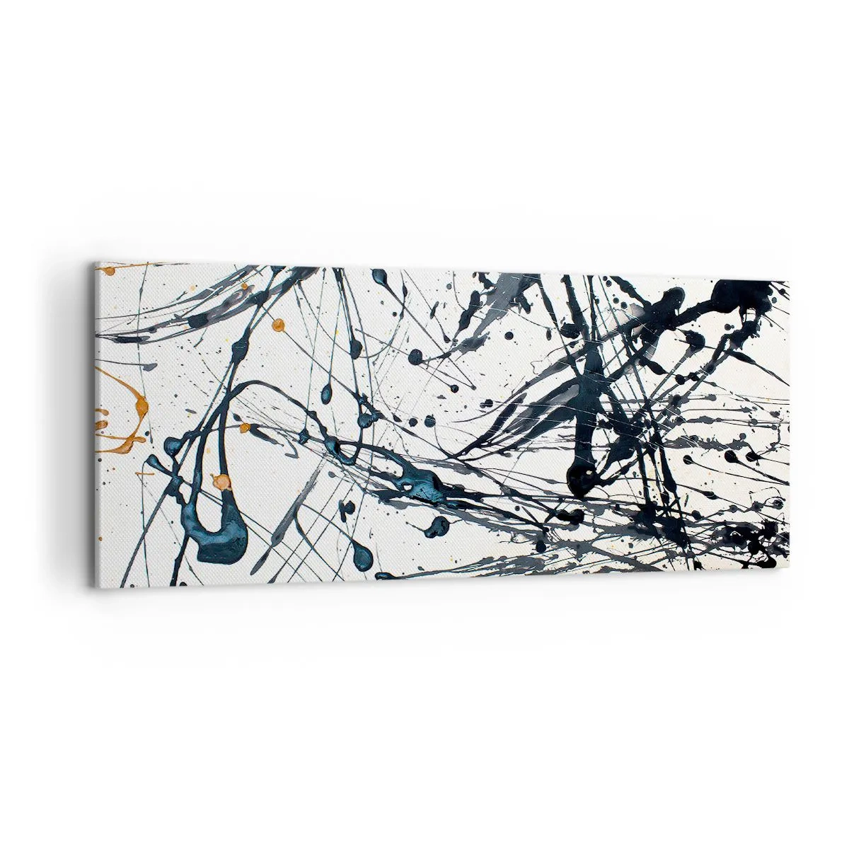 Cuadro sobre lienzo - Impresión de Imagen - Abstracción expresionista - 100x40 cm
