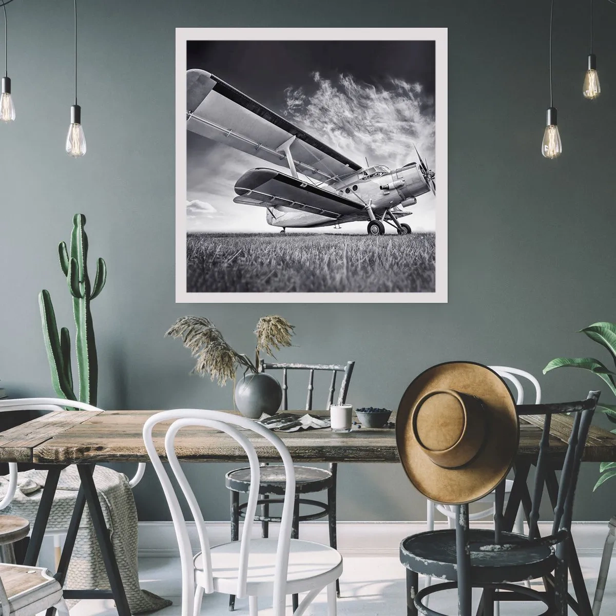 Póster - El vagamundo alado - 50x50 cm