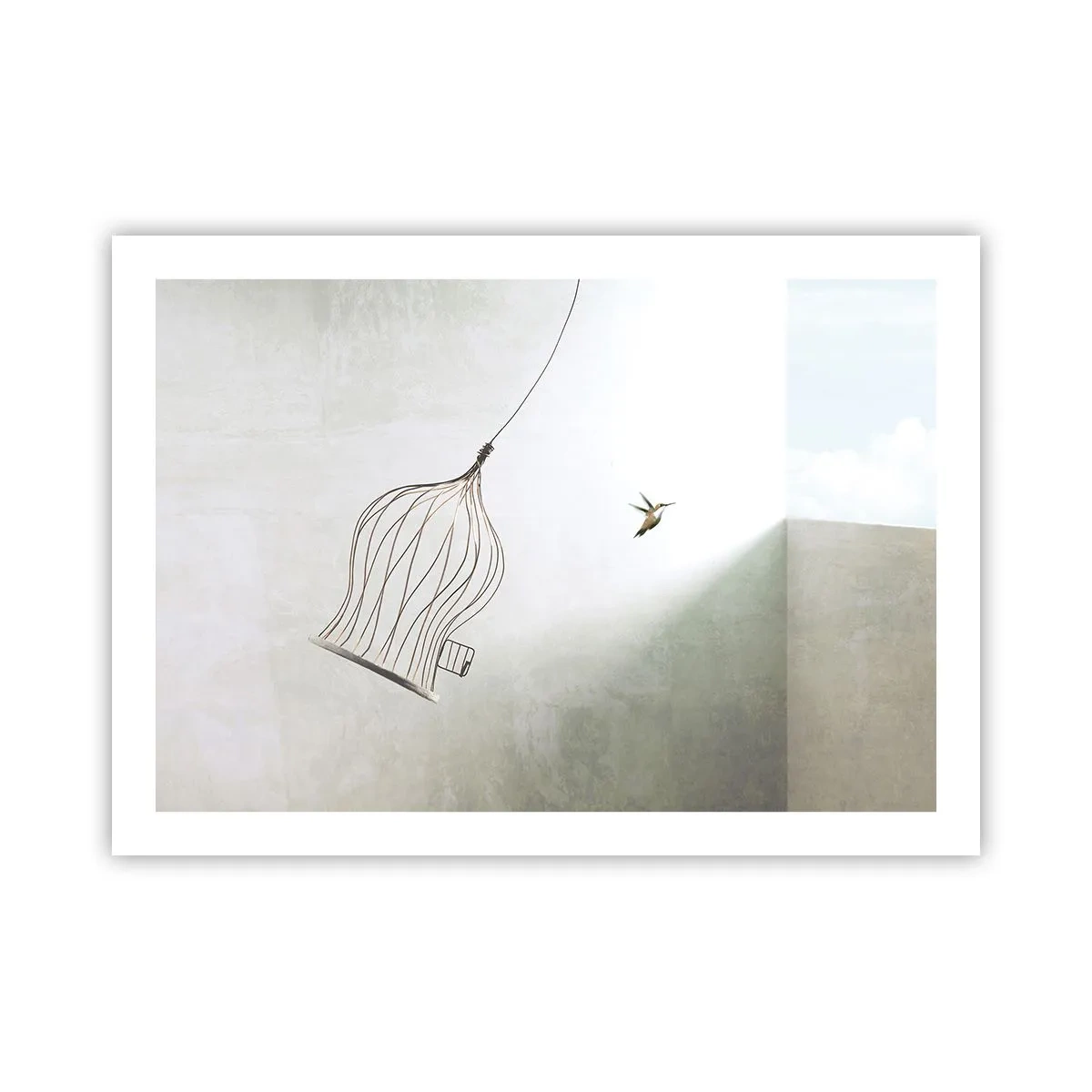 Póster - Aquí debo estar - 70x50 cm