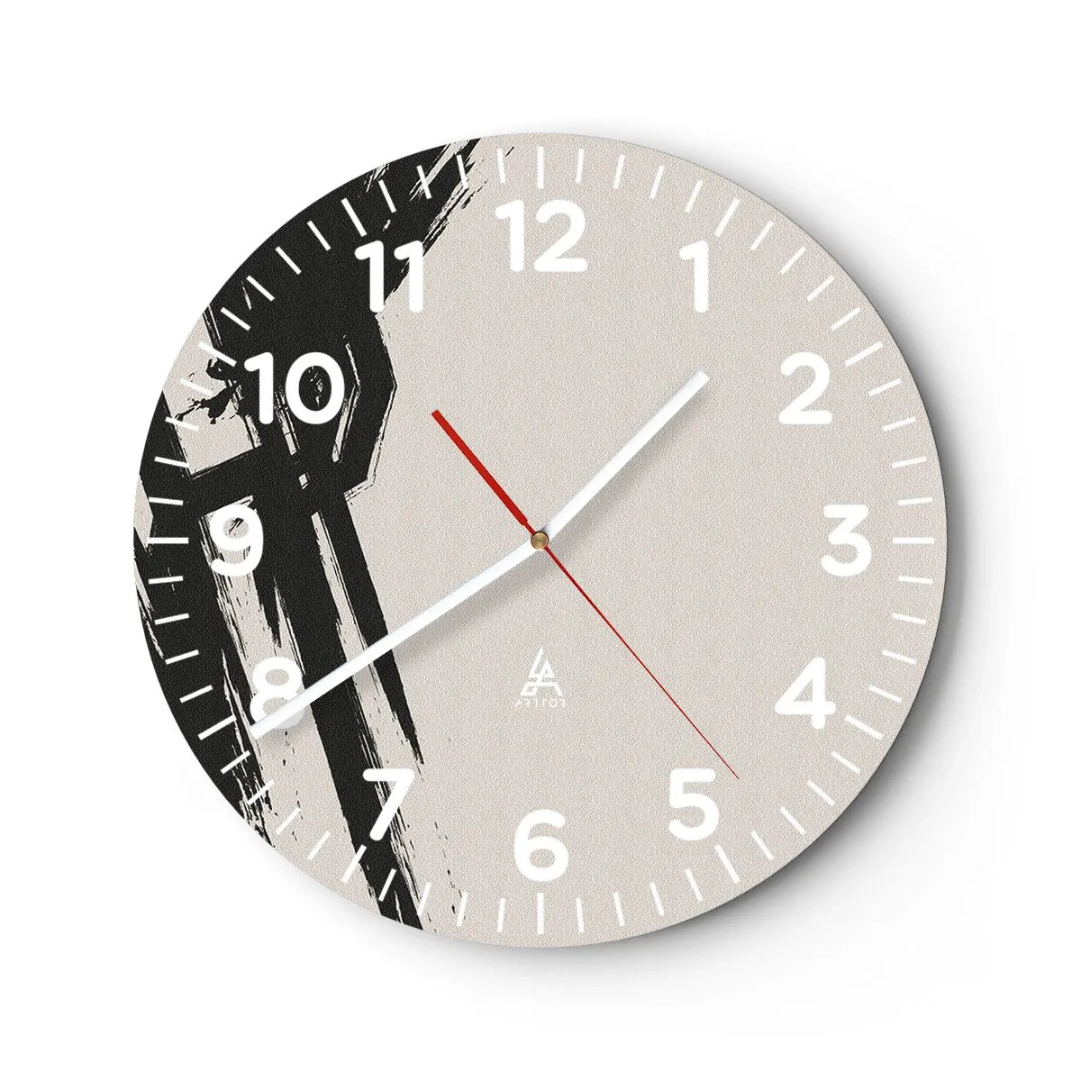 Reloj de pared - Reloj de vidrio - Impulso imparable - 30x30 cm