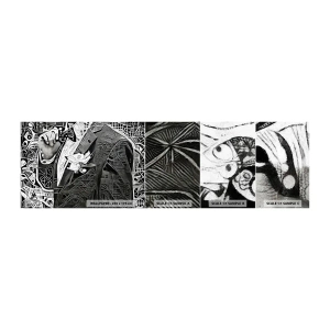 Muestra De Fotomural Standard Eco - Solo un hombre aparentemente gris - Hombre, Cubismo, Moda - 100x30 cm