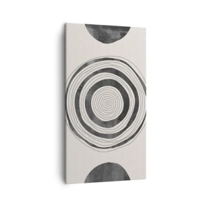 Cuadro sobre lienzo - Impresión de Imagen - Lo importante es lo que hay entre medias - 45x80 cm