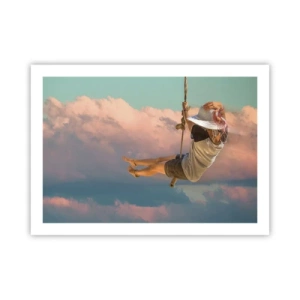 Póster - Jugando en las nubes - 70x50 cm
