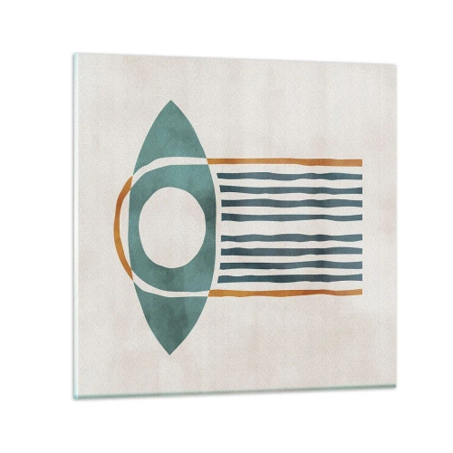 Cuadro sobre vidrio - Impresiones sobre Vidrio - Signos y rituales - 40x40 cm