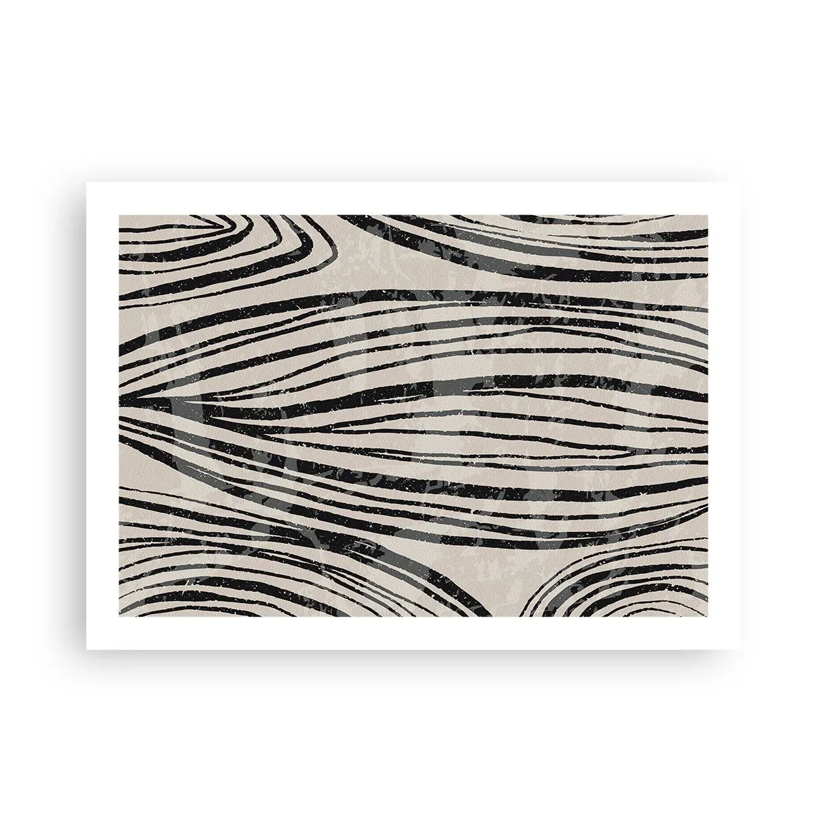 Póster - Salpicadura de líneas - 70x50 cm