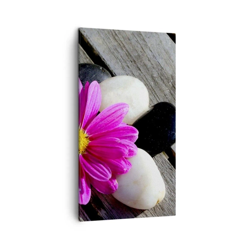 Cuadro sobre lienzo - Impresión de Imagen - Descansando en el muelle - 45x80 cm