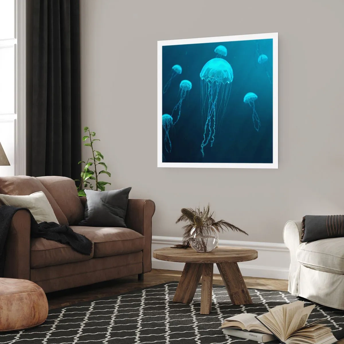 Póster - Danza oceánica - 60x60 cm