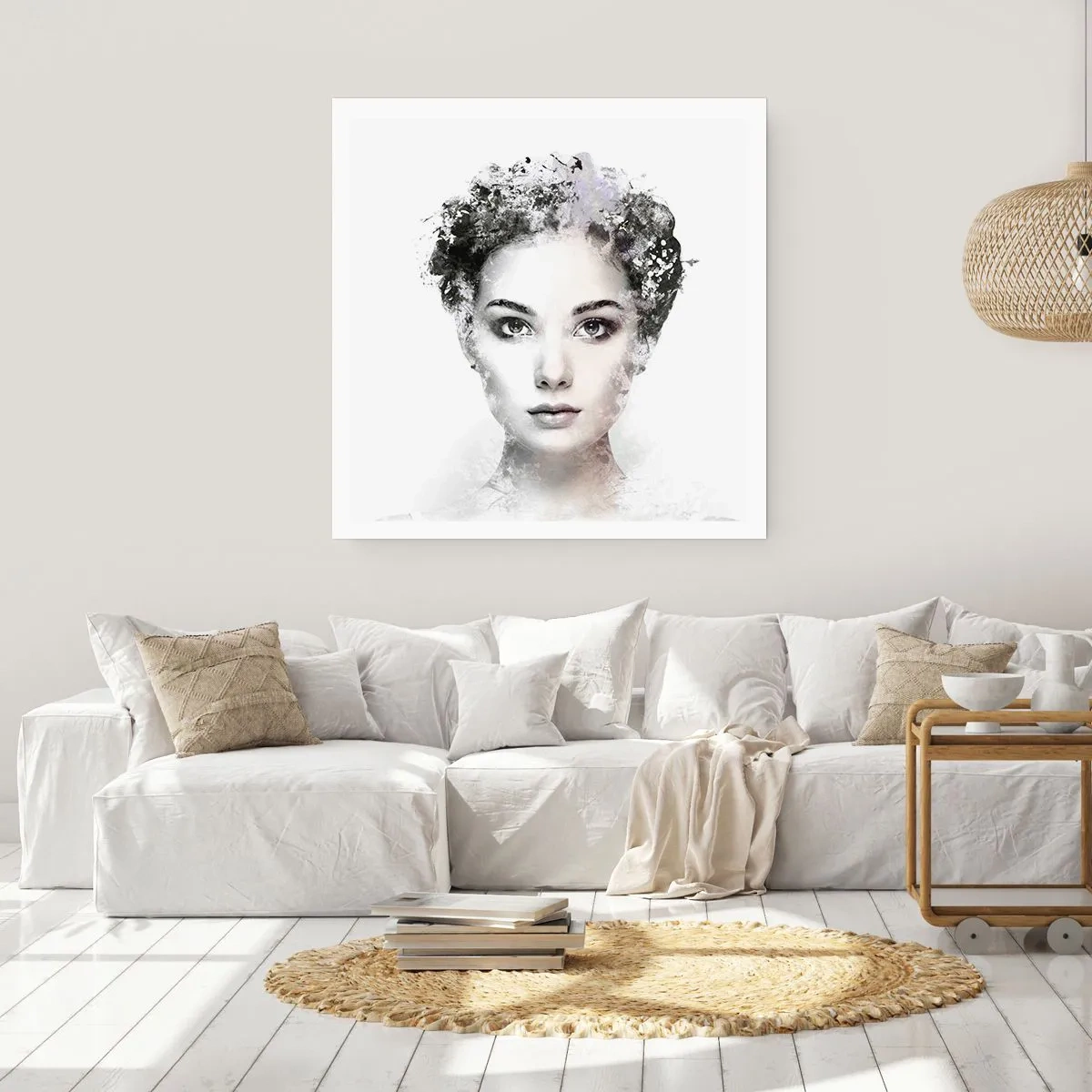 Póster - Un retrato extremadamente elegante - 30x30 cm