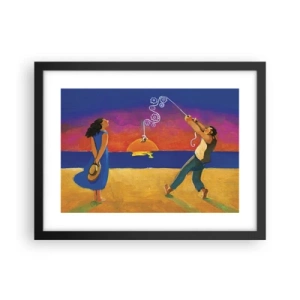 Póster en marco negro - Mucho más que una estrella del cielo - 40x30 cm