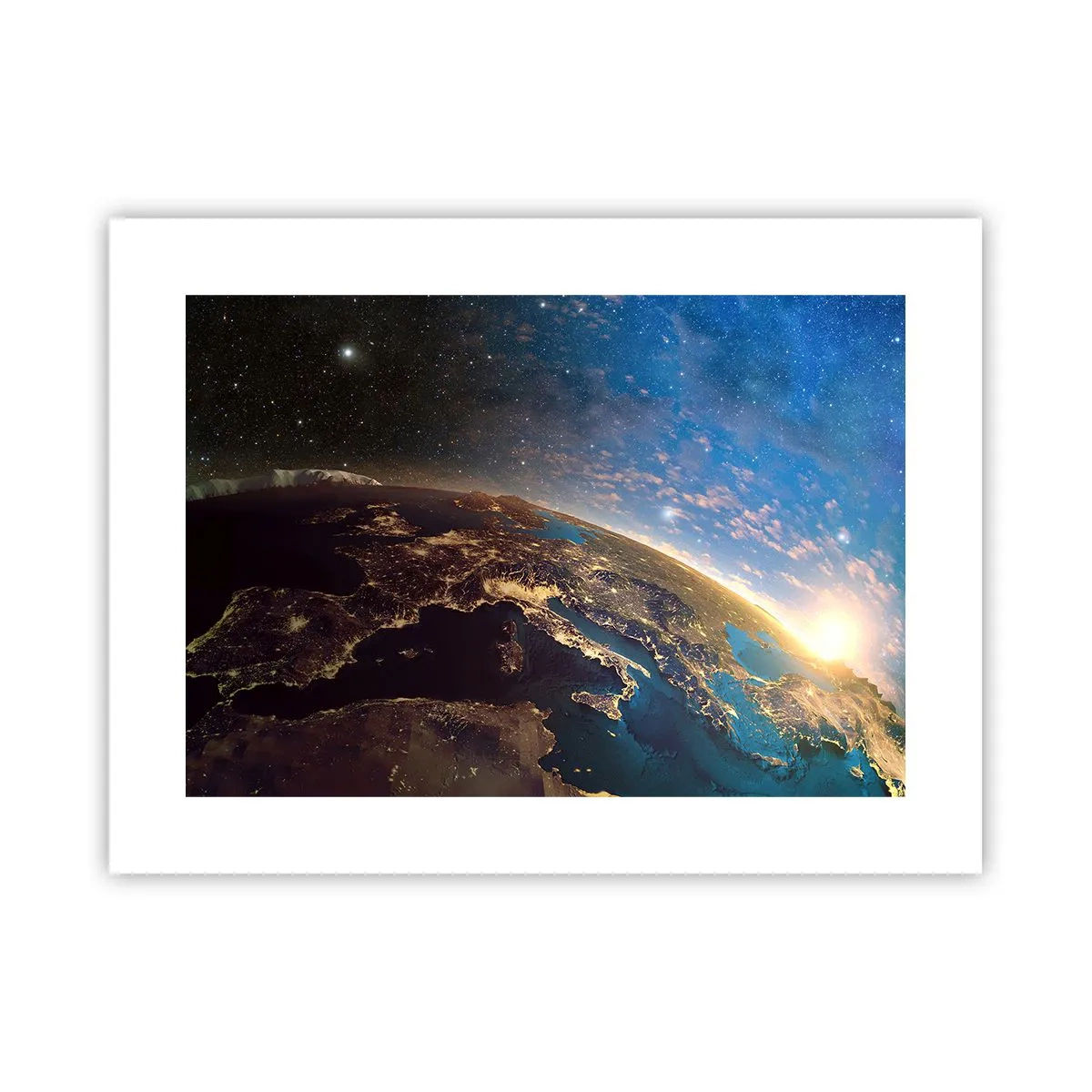 Póster - Mirémonos a nosotros mismos desde la distancia - 40x30 cm