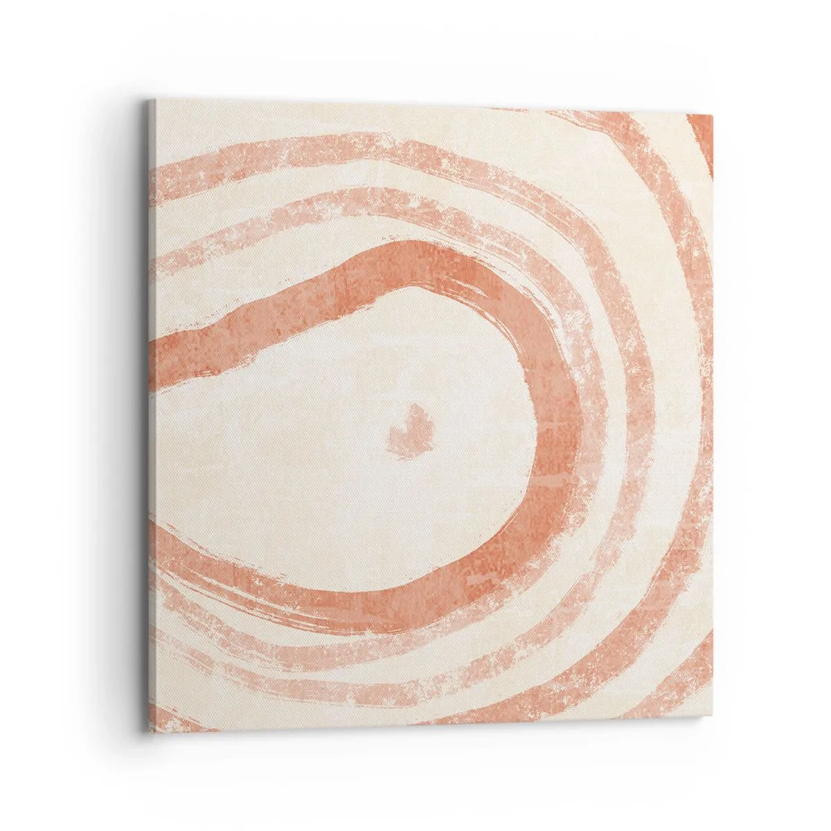 Cuadro sobre lienzo - Impresión de Imagen - Círculos de coral - composición - 70x70 cm