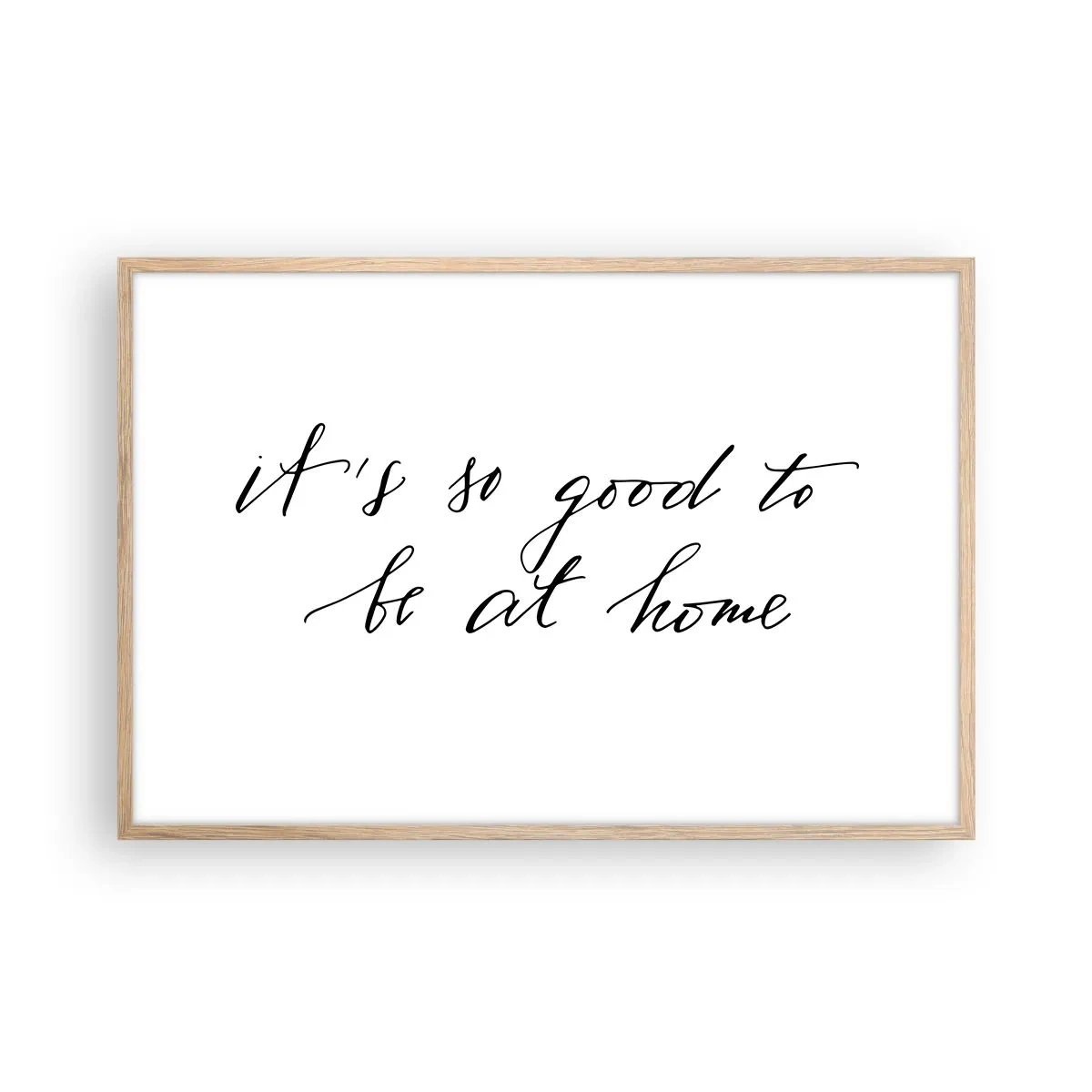 Póster en marco roble claro - Toda la verdad - 91x61 cm