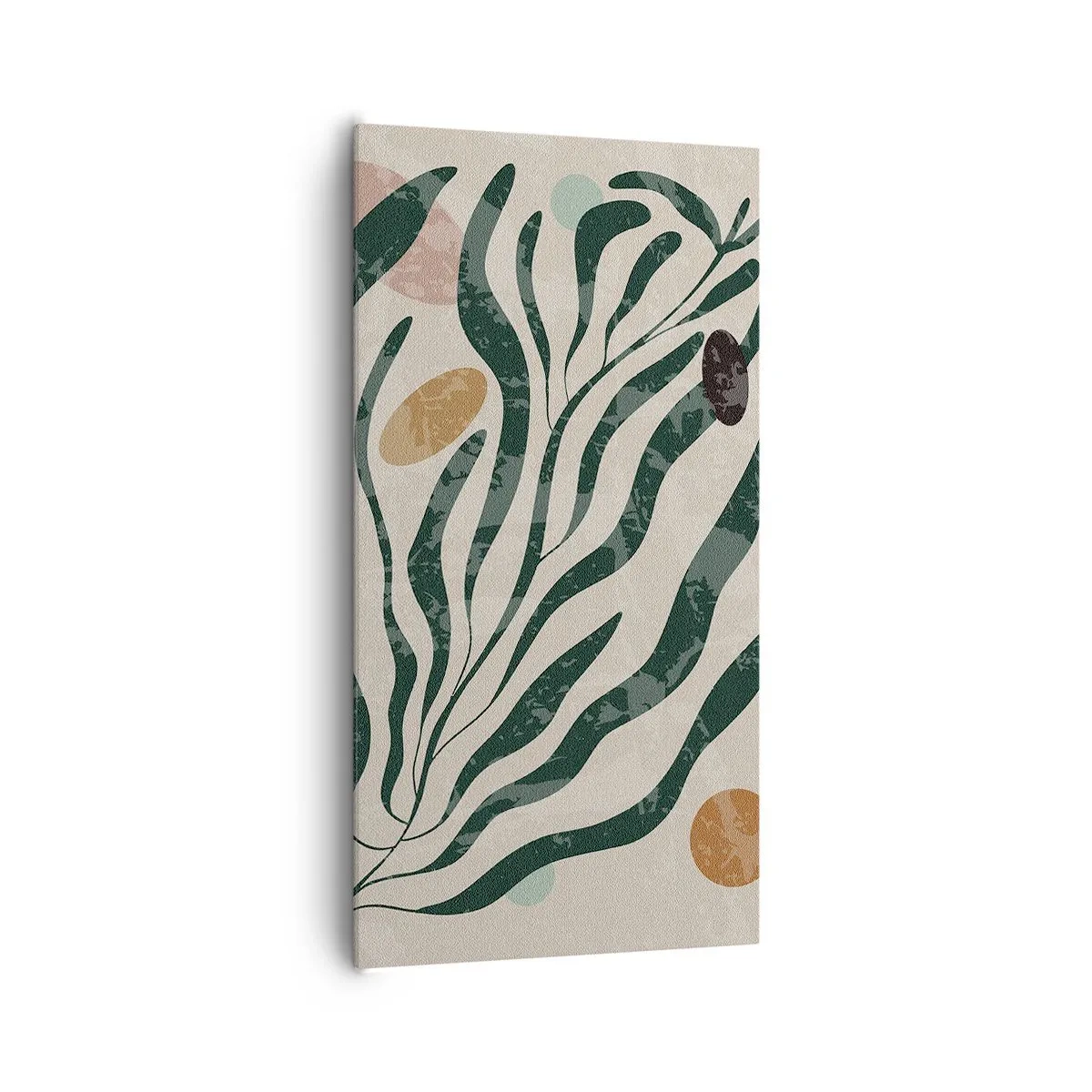 Cuadro sobre lienzo - Impresión de Imagen - Entre verdes - 65x120 cm