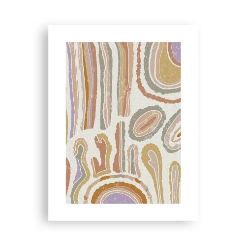 Póster - Cortes transversales llenos de color - 30x40 cm