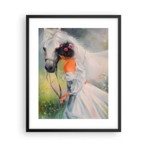 Póster en marco negro - Como si de un hermoso sueño se tratara - 40x50 cm