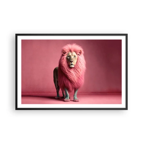Póster en marco negro - Y ya no me tienes miedo - 91x61 cm