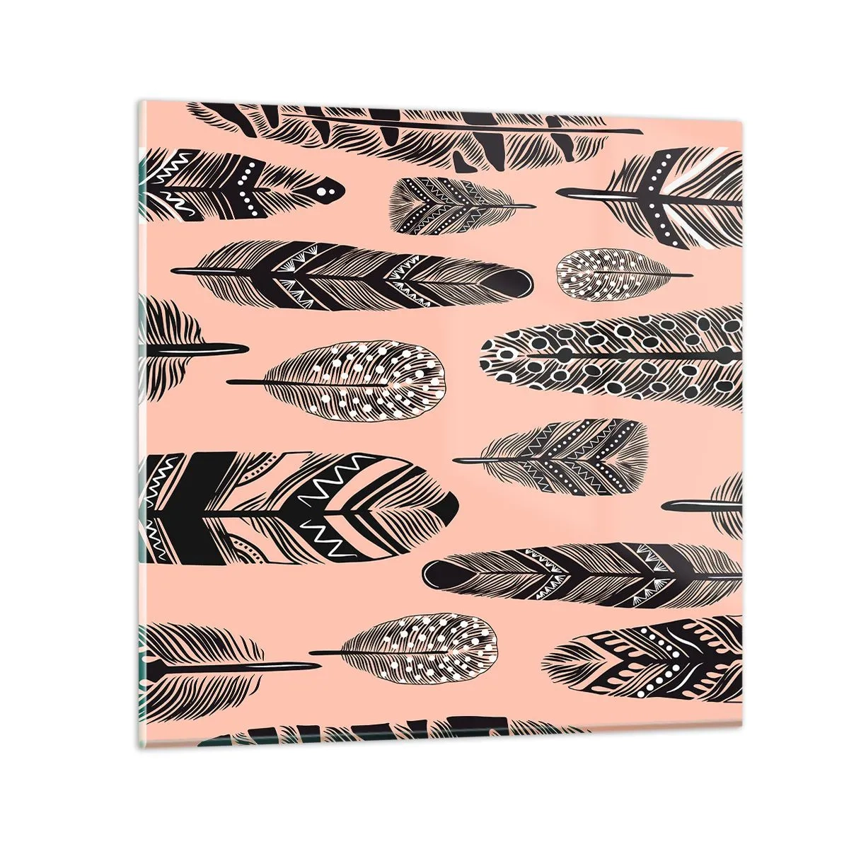 Cuadro sobre vidrio - Impresiones sobre Vidrio - Una colección india - 50x50 cm