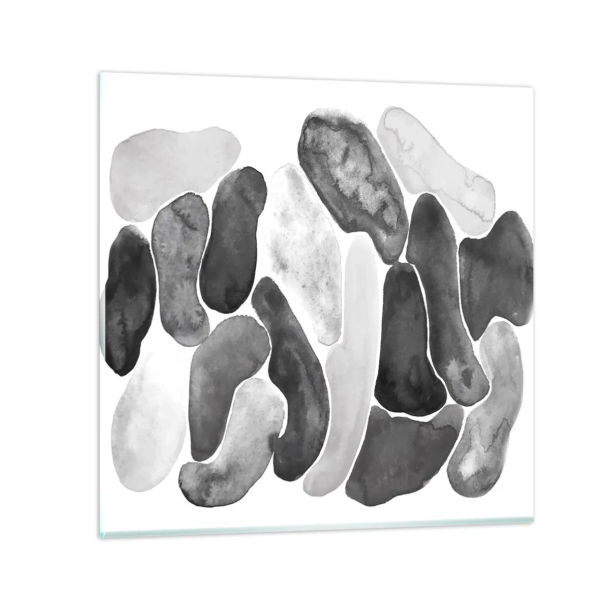 Cuadro sobre vidrio - Impresiones sobre Vidrio - Abstracción pétrea - 60x60 cm