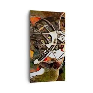 Cuadro sobre lienzo - Impresión de Imagen - ¿Oyes el movimiento? - 55x100 cm