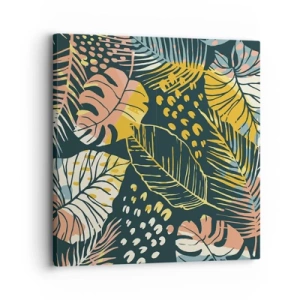 Cuadro sobre lienzo - Impresión de Imagen - Una frondosa fantasía - 30x30 cm