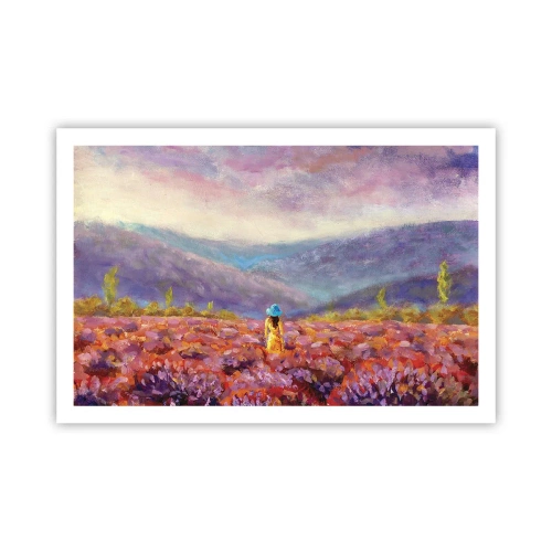 Póster - En un mundo de lavanda - 91x61 cm