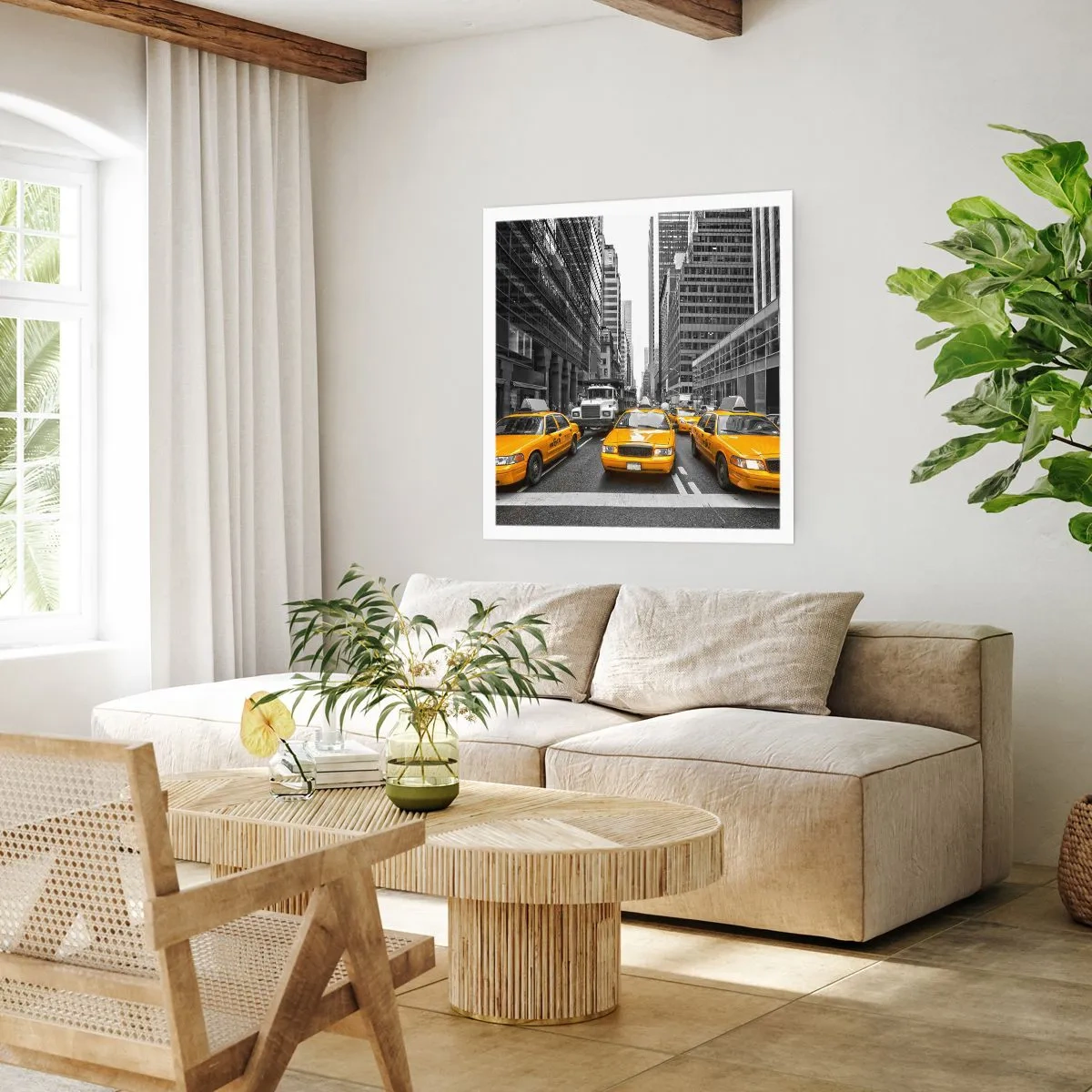 Póster - Nosotros somos los que damos color a la ciudad - 30x30 cm