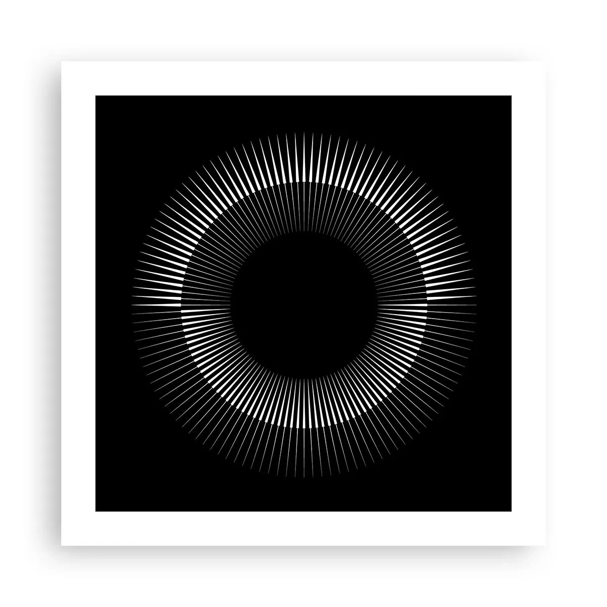 Póster - Sol negro - 50x50 cm