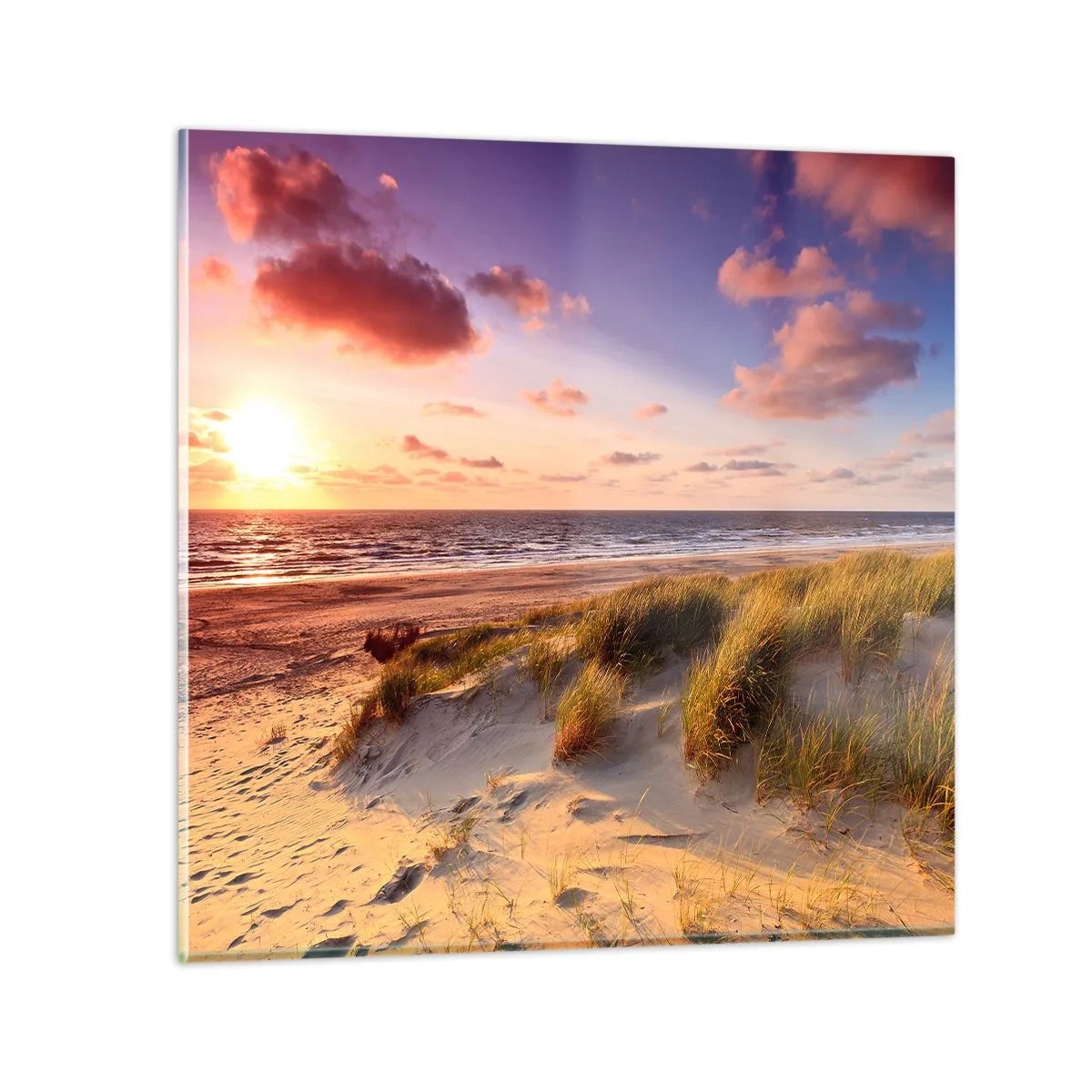 Cuadro sobre vidrio - Impresiones sobre Vidrio - Se siente la brisa veraniega - 60x60 cm