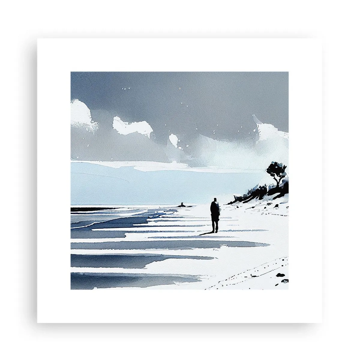 Póster - Solo conmigo mismo - 30x30 cm