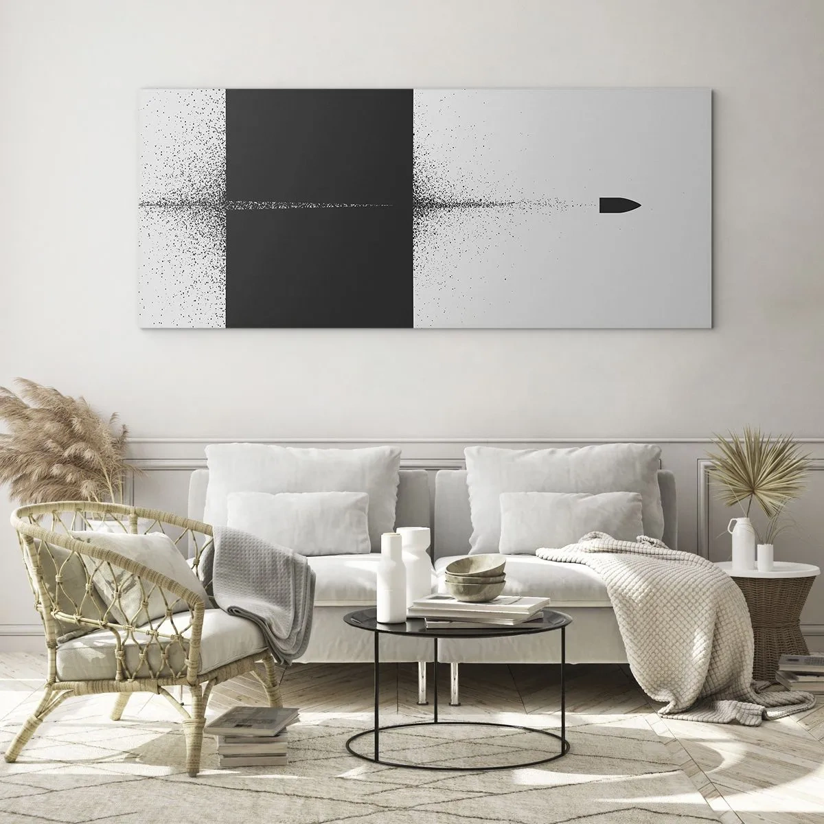 Cuadro sobre vidrio - Impresiones sobre Vidrio - Directa al objetivo - 100x40 cm