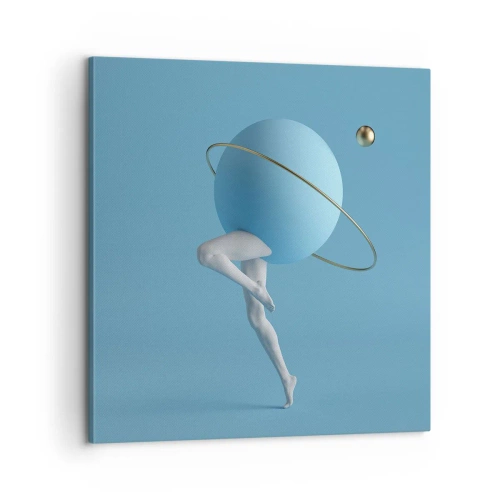 Cuadro sobre lienzo - Impresión de Imagen - Y los planetas se vuelven locos - 60x60 cm